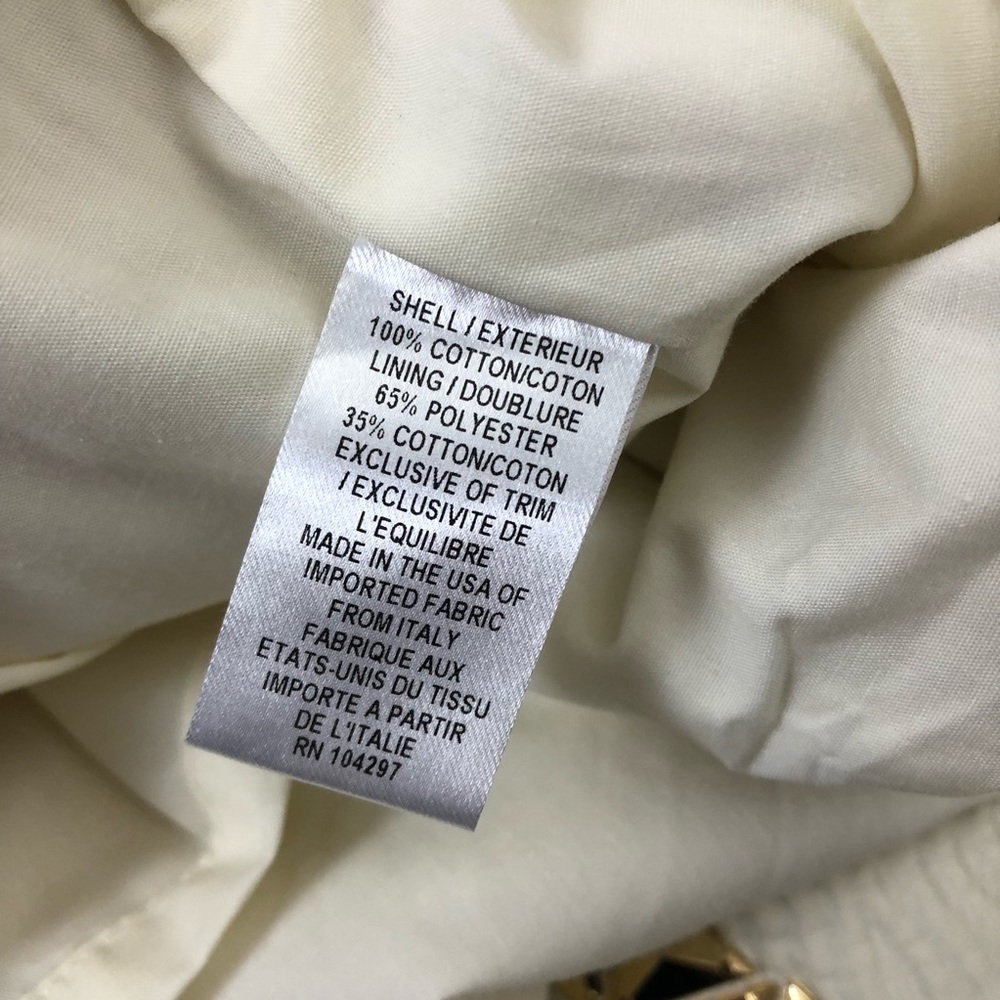 Milly New York ivory gold beaded sleeveless dress - Picture 8 of 8